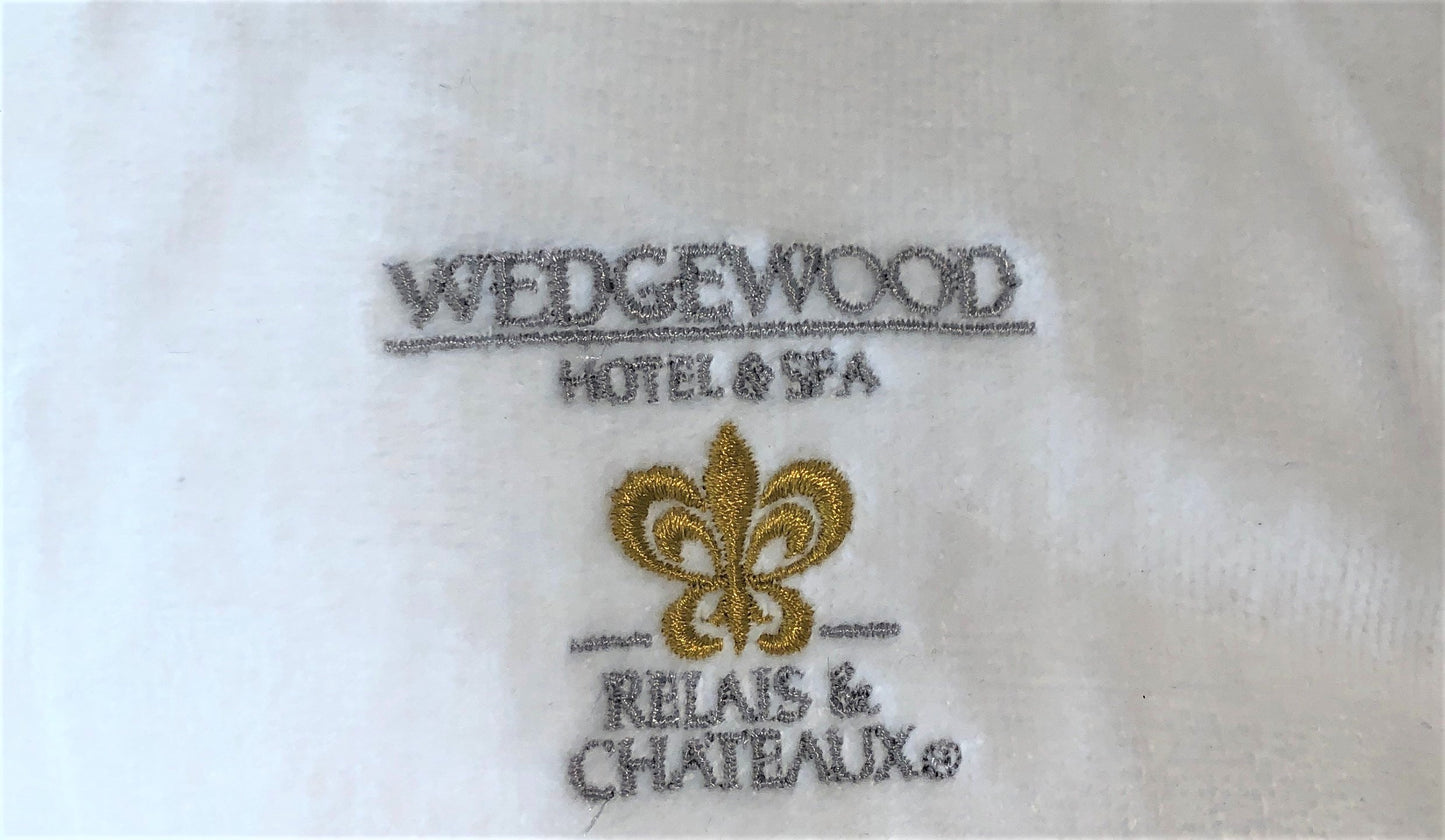 Wedgewood Logo Embroidered Frette Robes